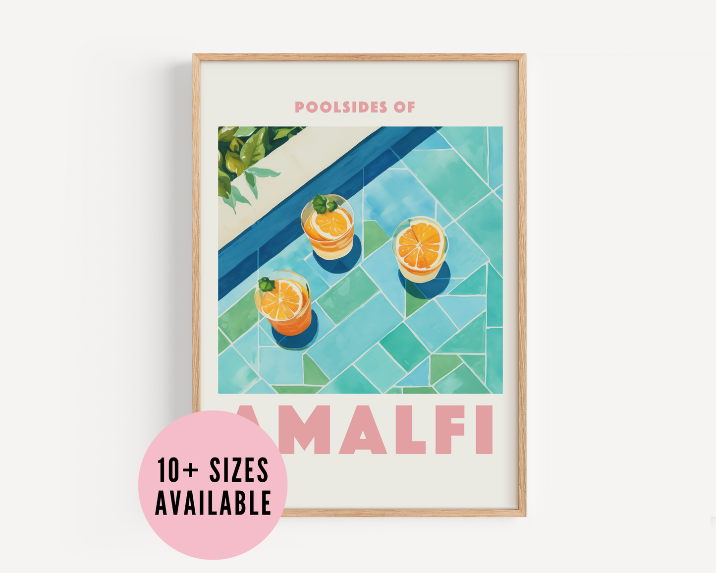 Amalfi Poolside - Wall Art