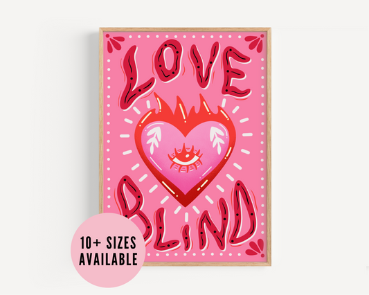 Love Blind - Wall Art