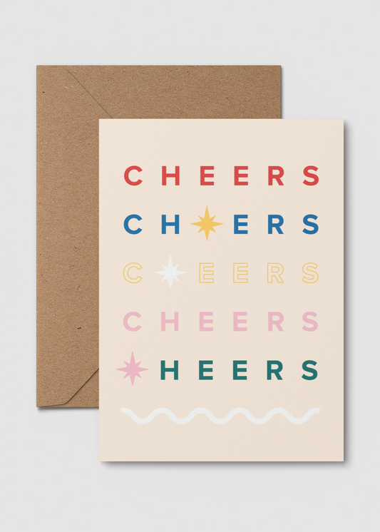 Cheers! | A6 Christmas Card